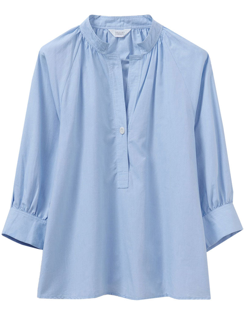 Toast Catrin Cotton Oxford Easy Shirt Chambray