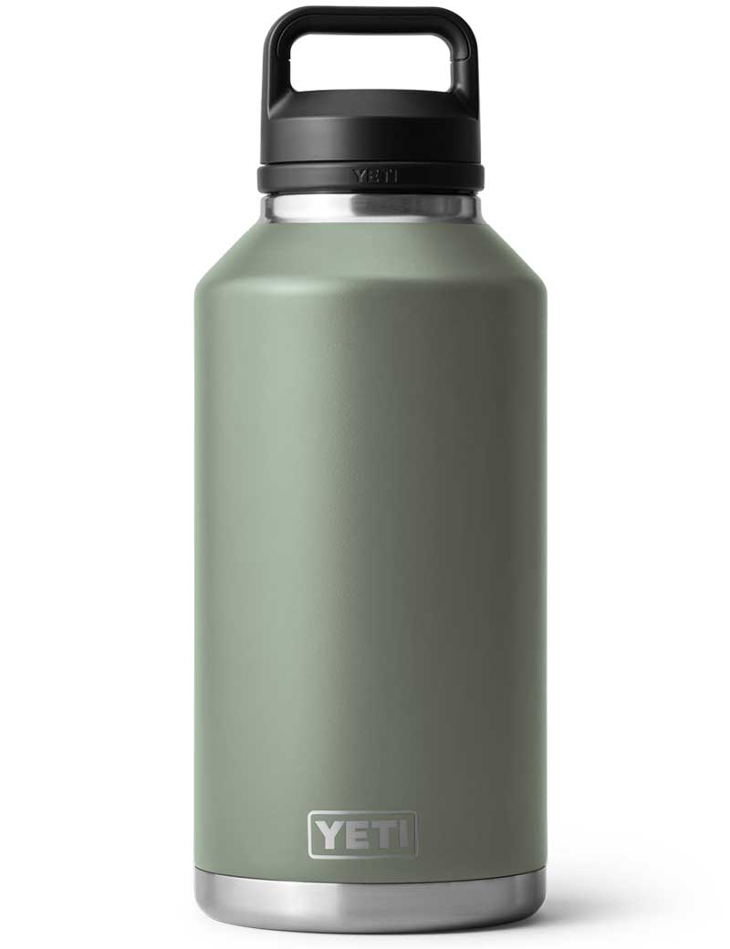 YETI RAMBLER BOTTLE CHUG BOTTLE 1.9L 64OZ CAMP GREEN