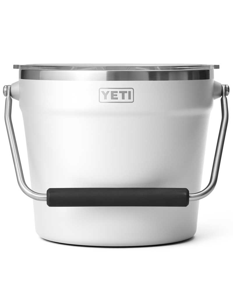 YETI RAMBLER BEVERAGE BUCKET 7.6L WHITE