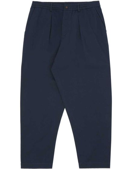 UNIVERSAL WORKS PLEATED TRACK PANT NAVY TWILL 
