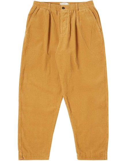 UNIVERSAL WORKS PLEATED CORD TRACK PANT CORN