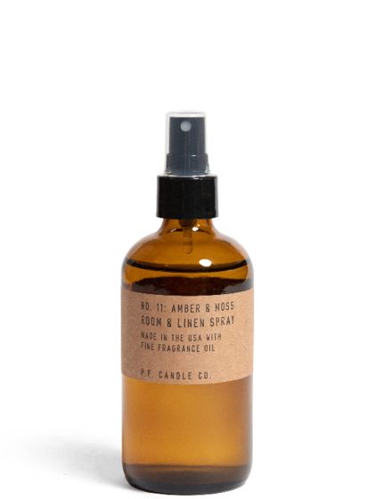 P.F. CANDLE CO. ROOM & LINEN SPRAY AMBER MOSS LRS11
