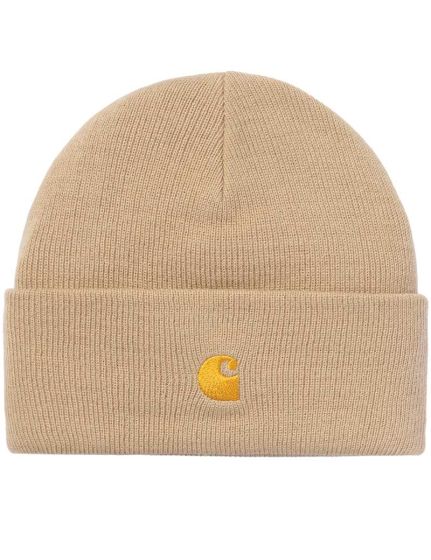 CARHARTT WIP CHASE BEANIE SABLE GOLD