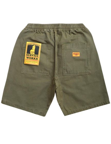 SERVICE WORKS CLASSIC CHEF SHORTS OLIVE