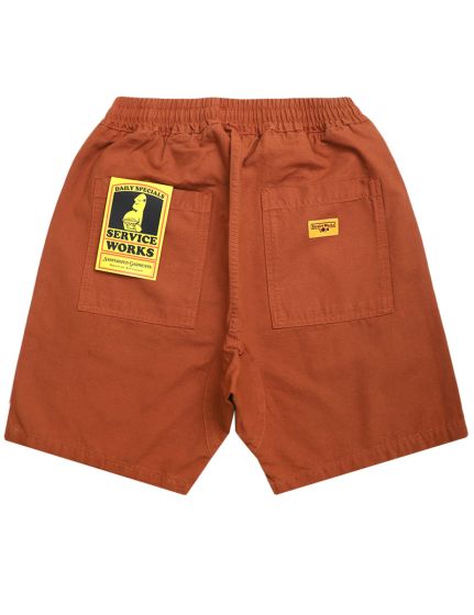 SERVICE WORKS CLASSIC CHEF SHORTS TERRACOTTA