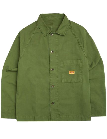 SERVICE WORKS RIPSTOP FRONT OF HOUSE JACKET PESTO