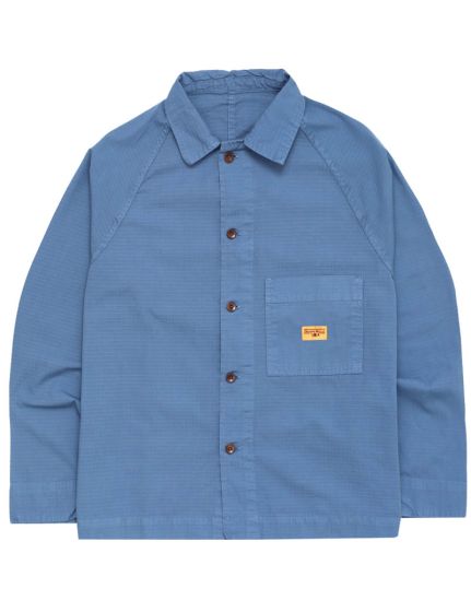 SERVICE WORKS RIPSTOP FRONT OF HOUSE JACKET WORK BLUE