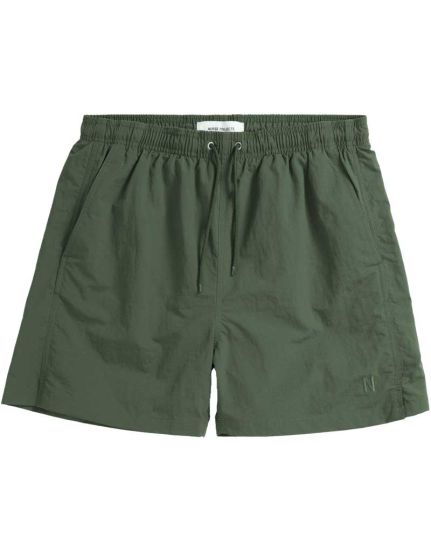 NORSE PROJECTS HAUGE RECYCLED NYLON SWIMMERS SPRUCE GREEN