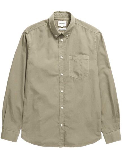 NORSE PROJECTS ANTON LIGHT TWILL SHIRT CLAY