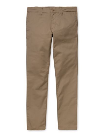 CARHARTT WIP SID CHINO PANT LEATHER RINSED