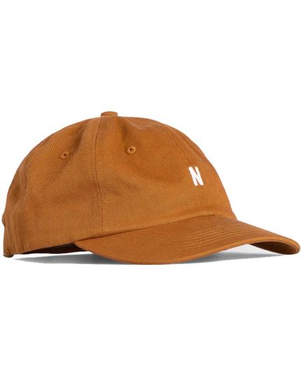NORSE PROJECTS TWILL SPORTS CAP RUFOUS ORANGE