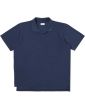 UNIVERSAL WORKS VACATION POLO SHIRT NAVY PIQUET