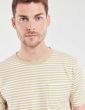 ARMOR LUX HERITAGE STRIPE T-SHIRT PALE OLIVE NATURE