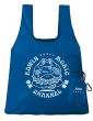 EDWIN X CHICO MUSIC CHANNEL PACKABLE TOTE BAG BLUE