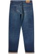EDWIN KAIHARA REGULAR TAPERED BLUE STRETCH JEANS GREEN WHITE SELVAGE