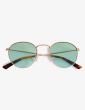 MESSY WEEKEND LENNON SUNGLASSES ROSE GOLD GREEN