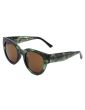 A.KJAERBEDE LILLY SUNGLASSES GREEN MARBLE TRANSPARENT
