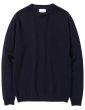 NORSE PROJECTS SIGFRED LAMBSWOOL JUMPER DARK NAVY