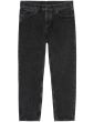 CARHARTT WIP NEWEL PANT JEANS BLACK STONE WASHED