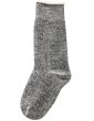 ROTOTO DOUBLE FACE CREW SOCKS R1001 CHARCOAL