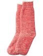 ROTOTO DOUBLE FACE CREW SOCKS R1001 RED
