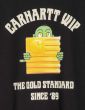 CARHARTT WIP GOLD STANDARD SHORT SLEEVE T SHIRT BLACK
