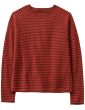 TOAST WOOL CASHMERE NEAT SWEATER RED EARTH HARISSA