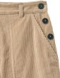 TOAST ANNIE ORGANIC CORD SIDE BUTTON TROUSERS BLONDE