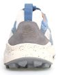 FLOWER MOUNTAIN YAMANO 3 SUEDE KNITTED MESH TRAINERS AZURE LIGHT BLUE